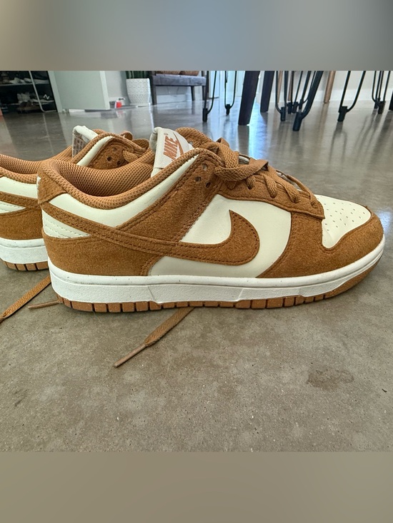 Nike Shoes - Nike Women’s Low-Top Sneakers - Tan & Cream Suede